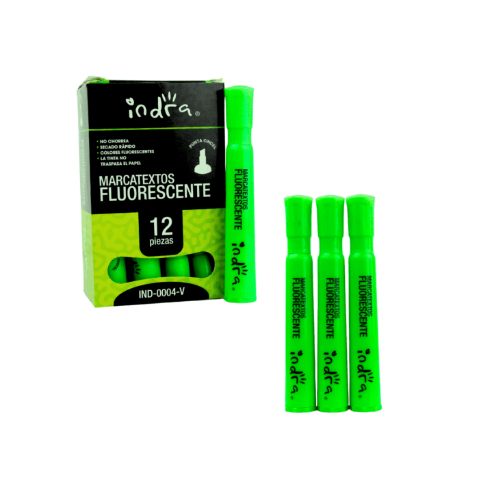 Cajita con 12 Marcatextos Fluorescentes