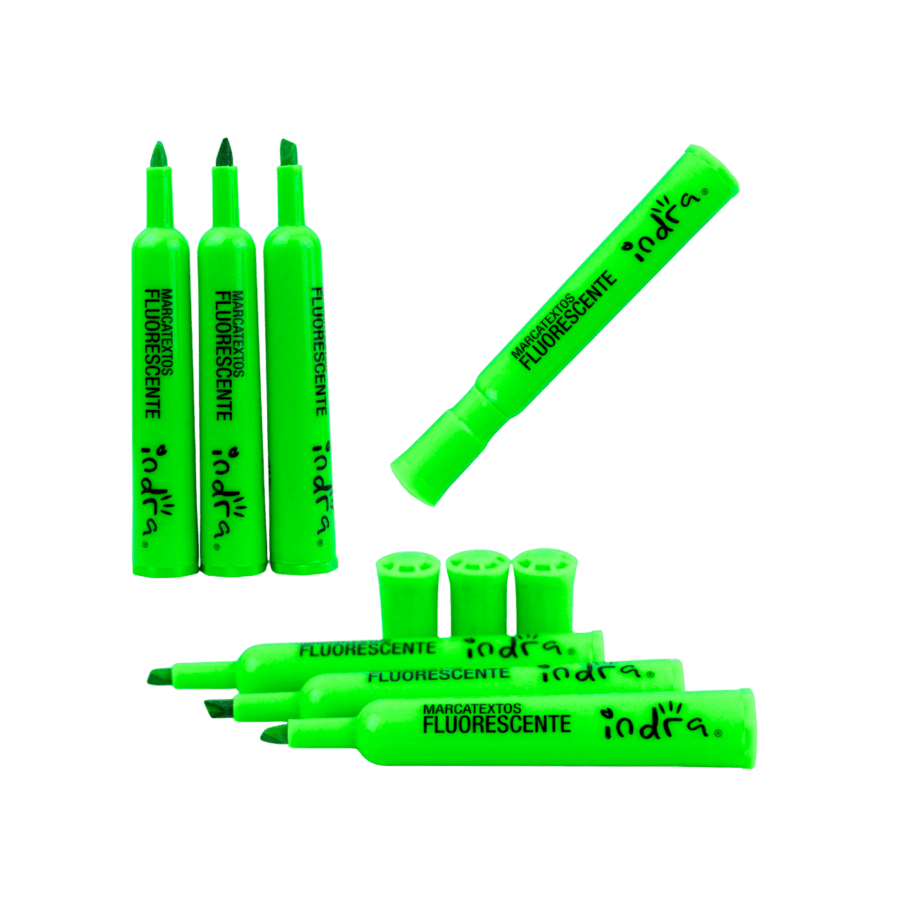 Cajita con 12 Marcatextos Fluorescentes - Imagen 2