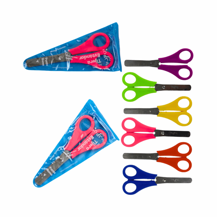 Tijera Escolar Básica de Acero Inoxidable 13 cm