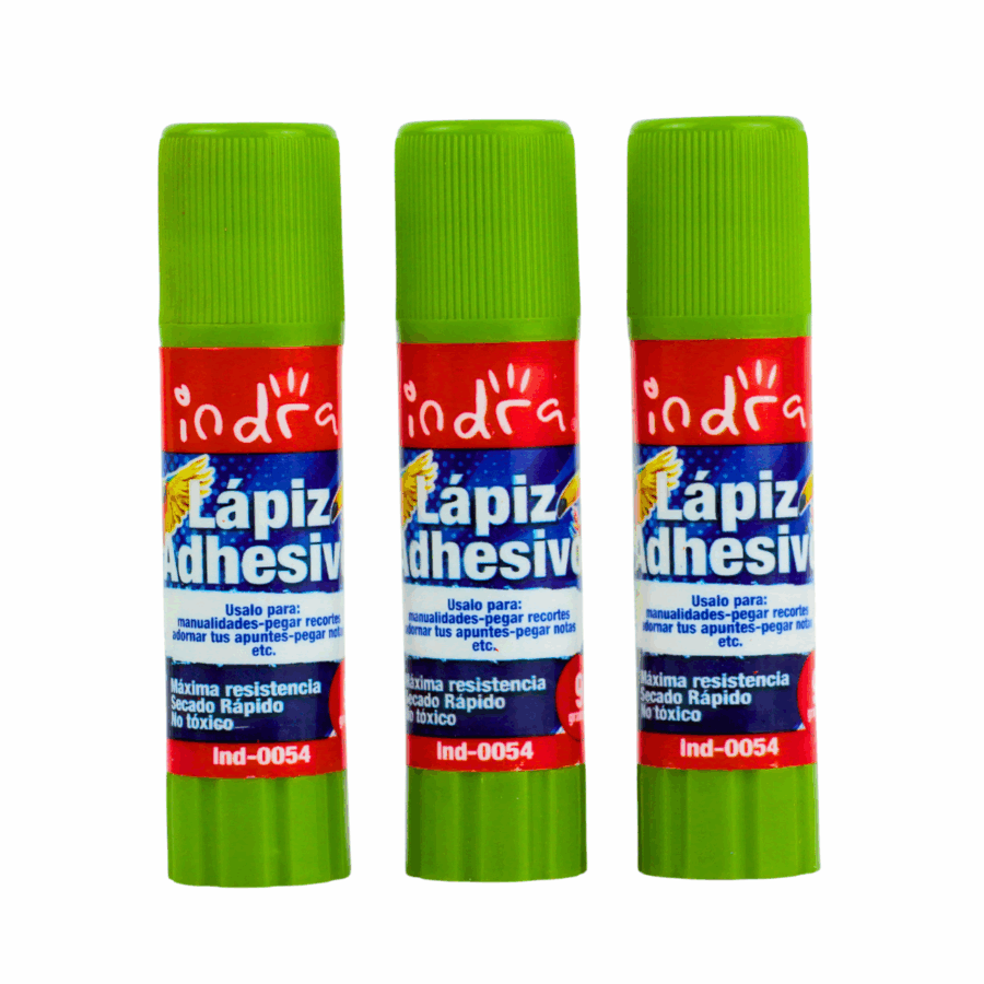 Cajita con 24 Lápices Adhesivos Blancos de 9g - Imagen 3