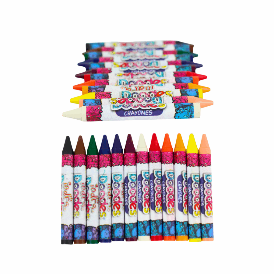 Set de 12 Crayones Redondos Jumb - Imagen 2