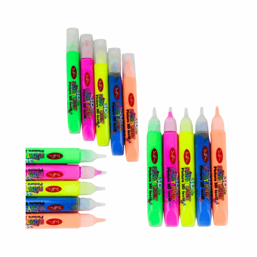 Set de 5 Pinturas 3D Neón - Imagen 2