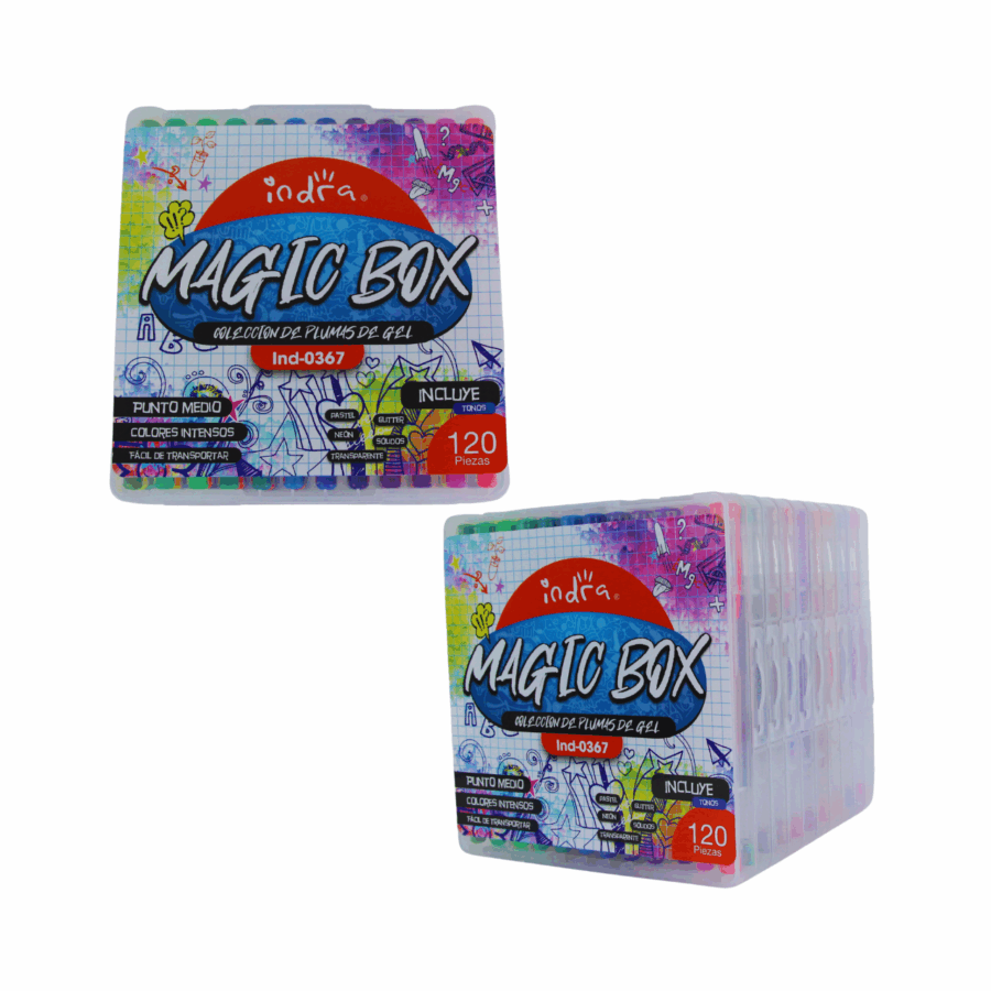 Set de 120 Plumas de Gel Magic Box