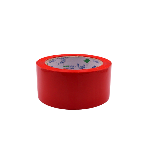 Cinta transparente Roja 4.8cm x 100m (1pz)