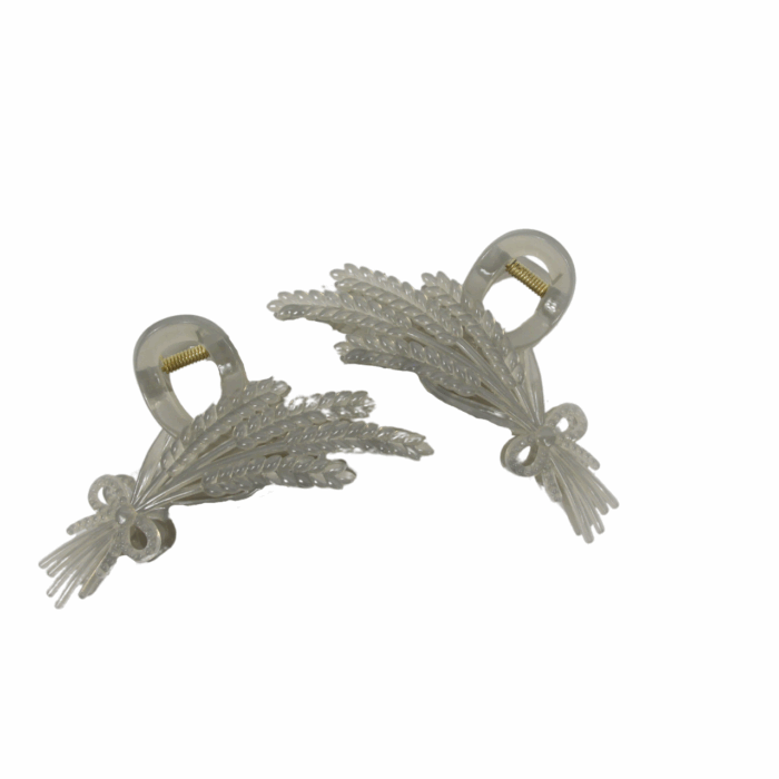 Pinza para cabello en colores oscuros (12pzs)