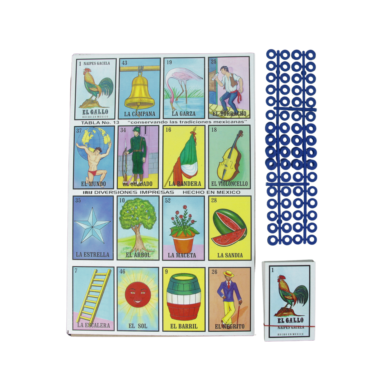 Juego de lotería para 5 jugadores en bolsa (1pz) - Imagen 2