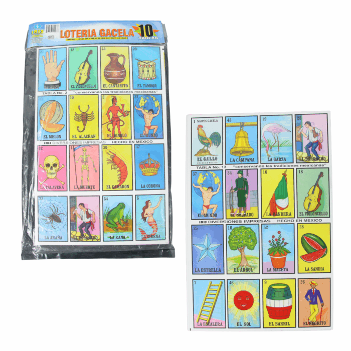 Juego de lotería para 5 jugadores en bolsa (1pz)