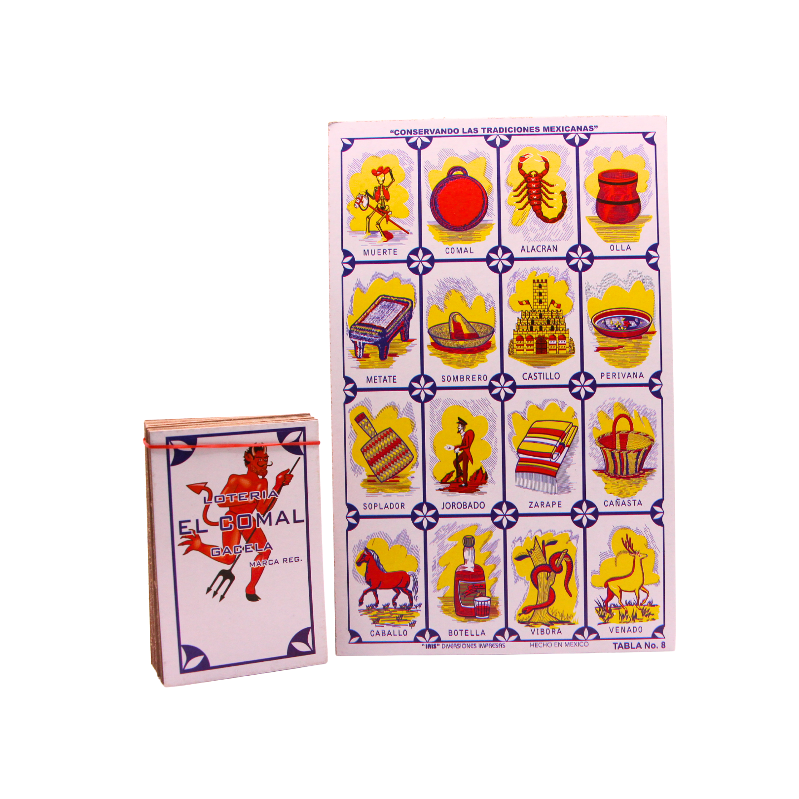 Juego de lotería del comal con 12 tablas (1pz) - Imagen 2
