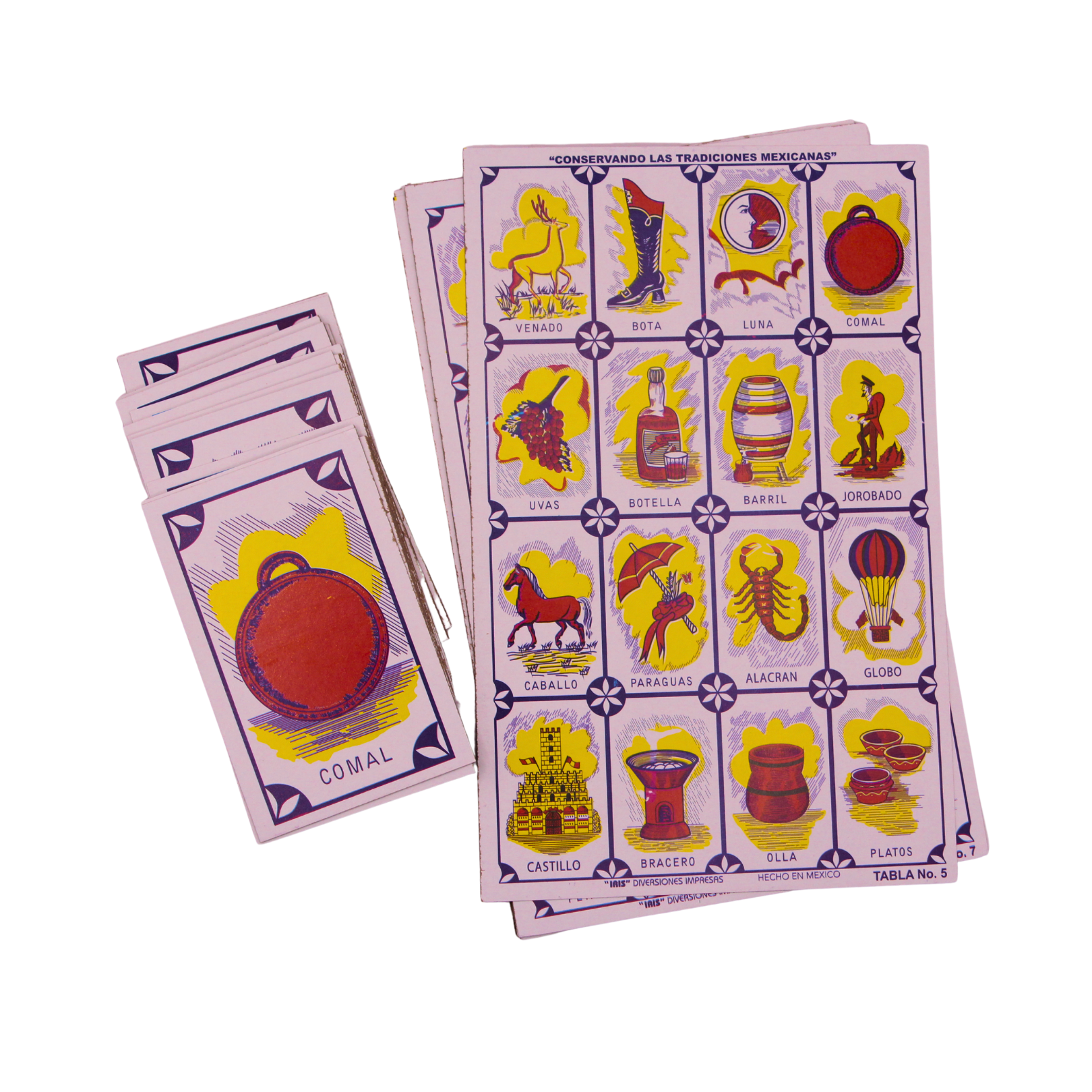 Juego de lotería del comal con 12 tablas (1pz) - Imagen 3
