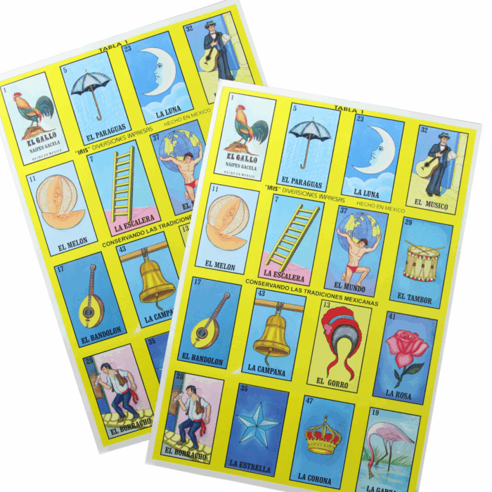 Lotería mega con 4 tablas (1pz)