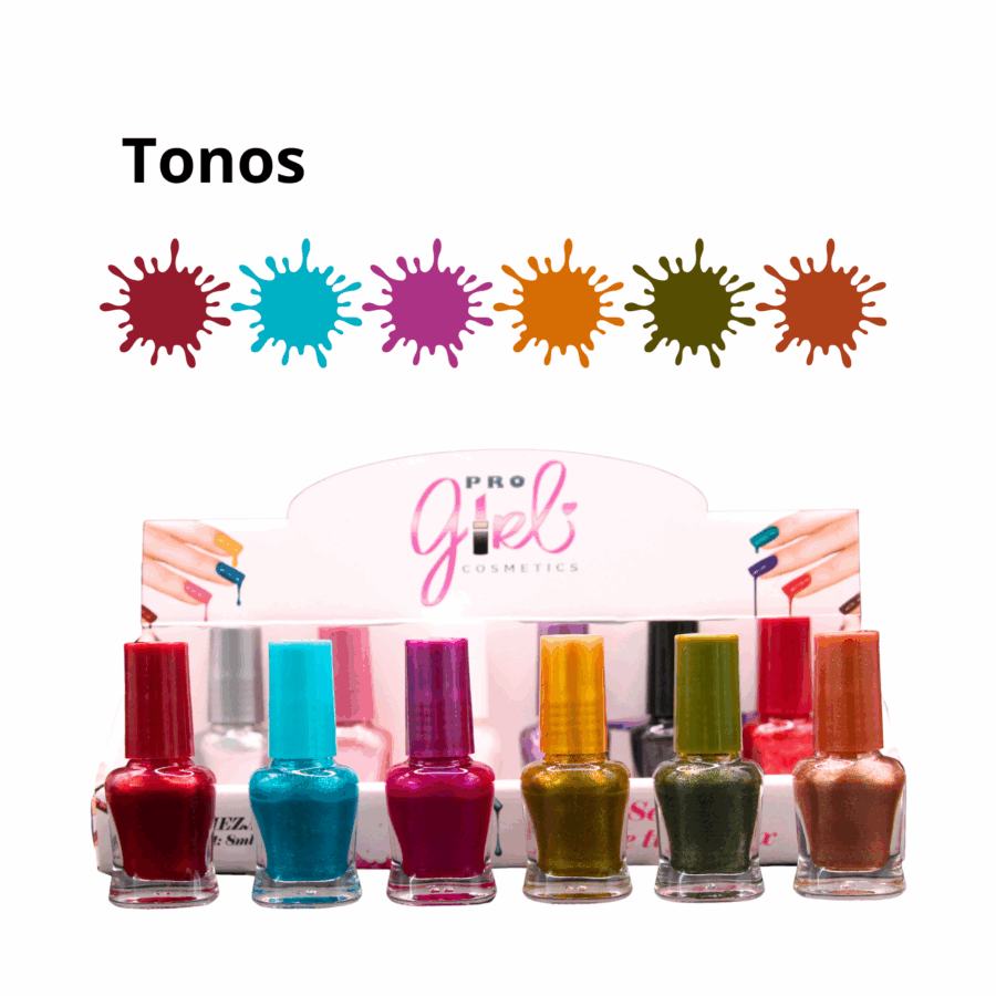 Esmaltes Nail Polish tonos nude (12pzs) - Imagen 3