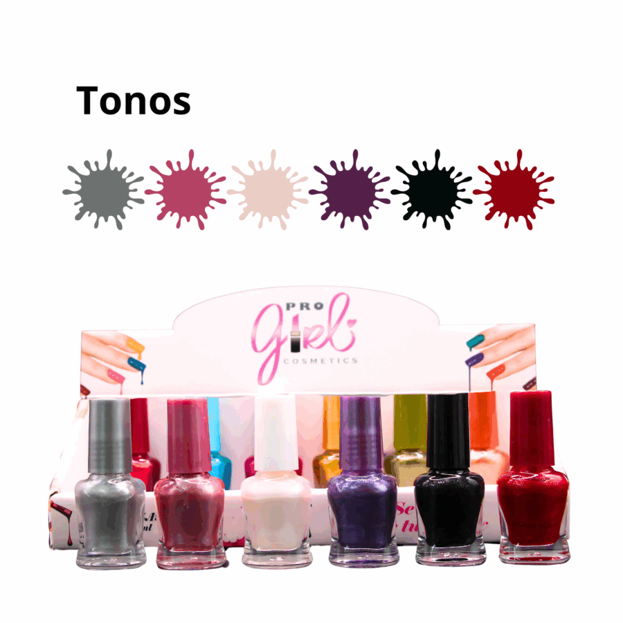 Esmaltes Nail Polish tonos nude (12pzs) - Imagen 4