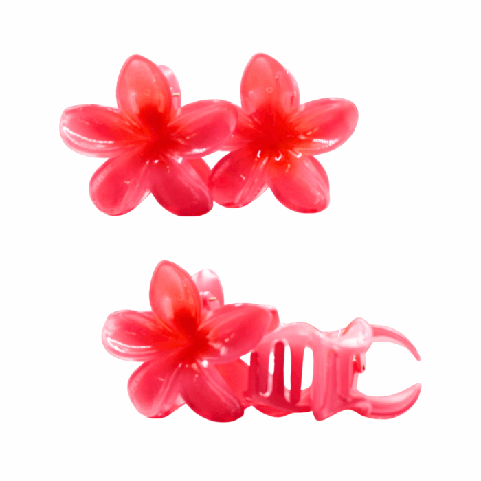 Pinza para cabello diseño de flor (12 piezas)