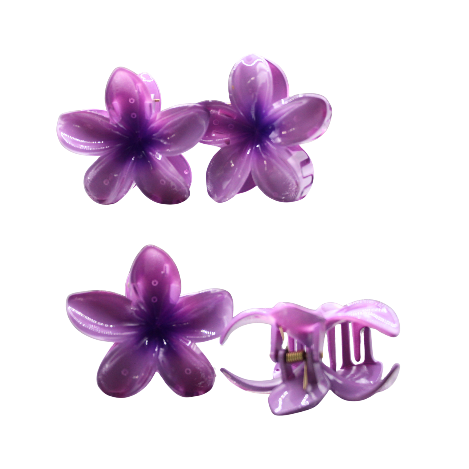 Pinza para cabello diseño de flor (12 piezas) - Imagen 6