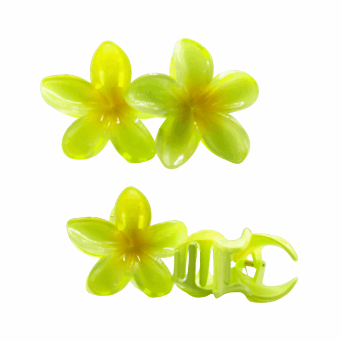 Pinza para cabello diseño de flor (12 piezas)