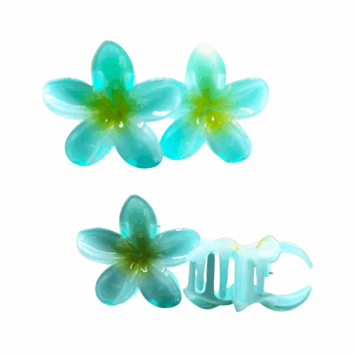 Pinza para cabello diseño de flor (12 piezas)