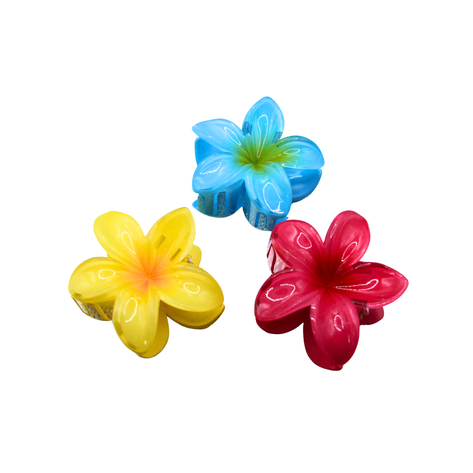 Pinza para cabello diseño de flor (12 piezas)