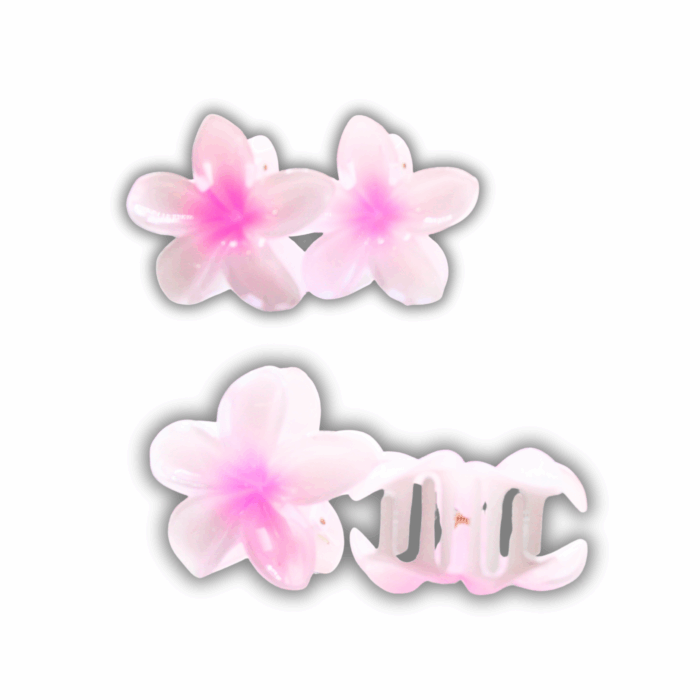Pinza para cabello diseño de flor (12 piezas)