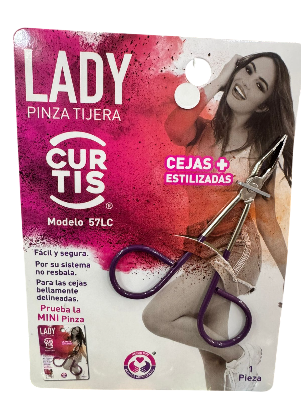 Pinzas grandes para ceja (12 piezas)