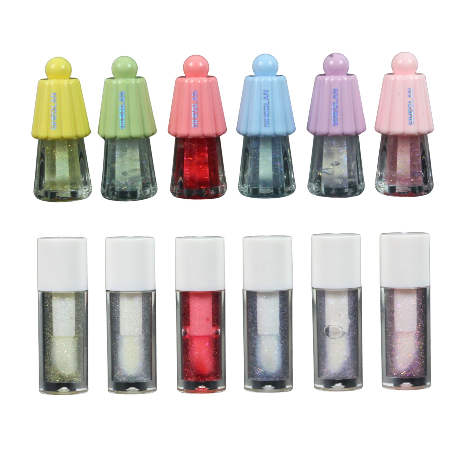 Brillo labial en variedad de colores vibrantes (24pzs) - Imagen 4