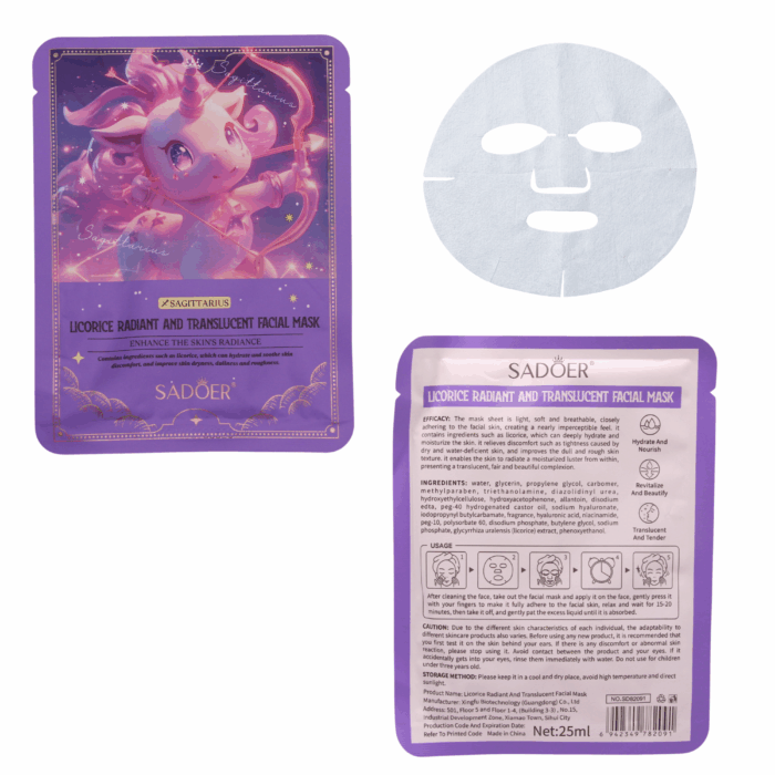 Mascarilla facial (90 piezas)