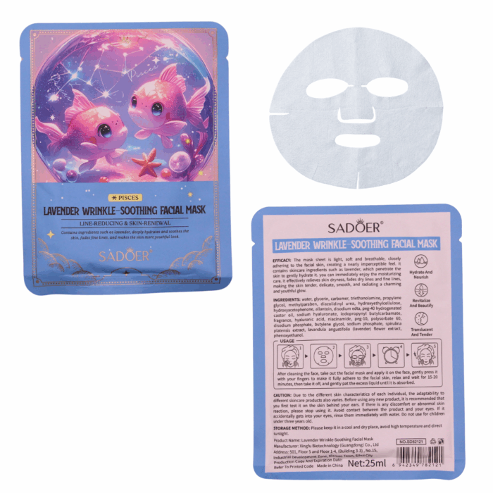 Mascarilla facial (90 piezas)