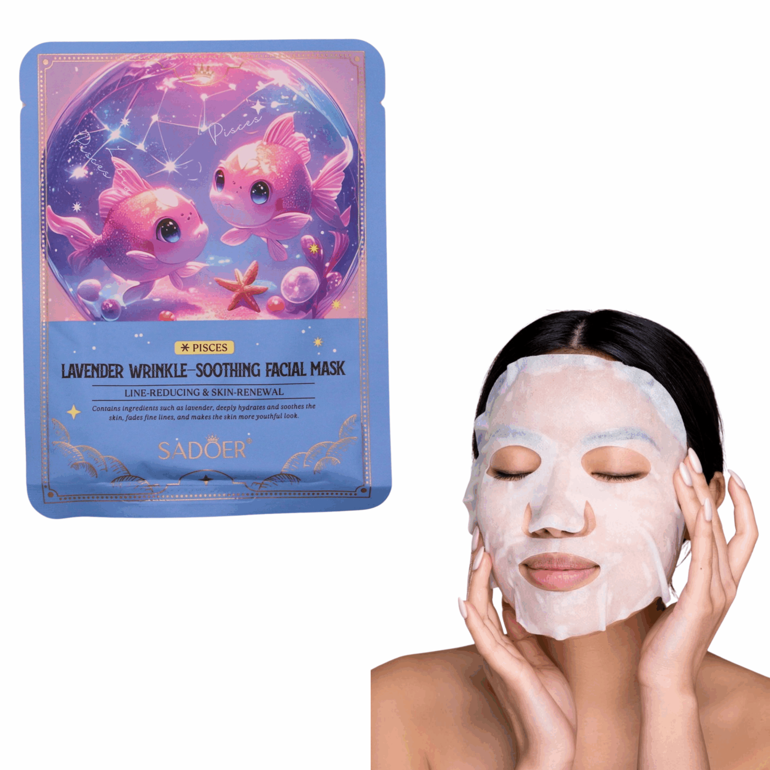 Mascarilla facial (90 piezas) - Imagen 3