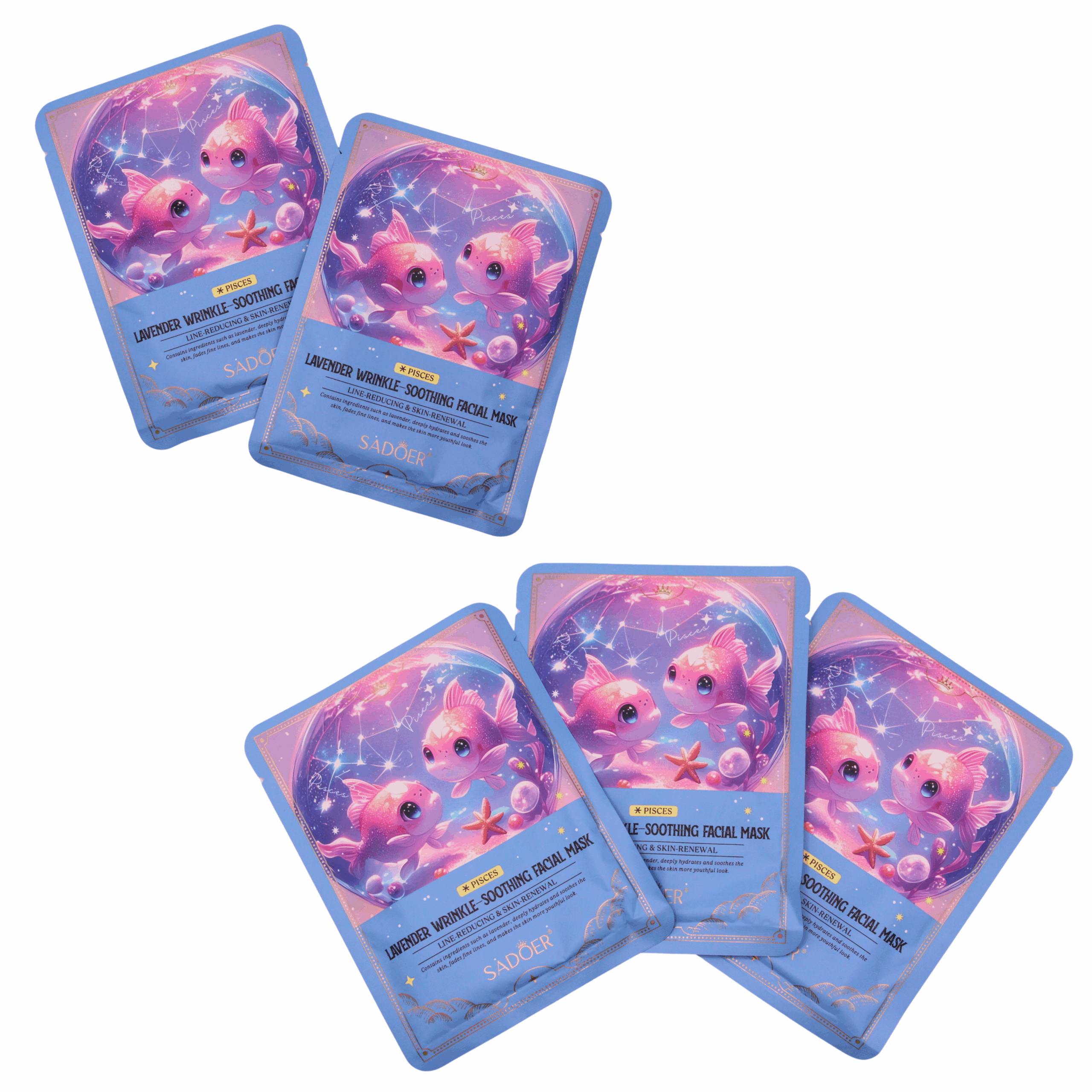 Mascarilla facial (90 piezas)