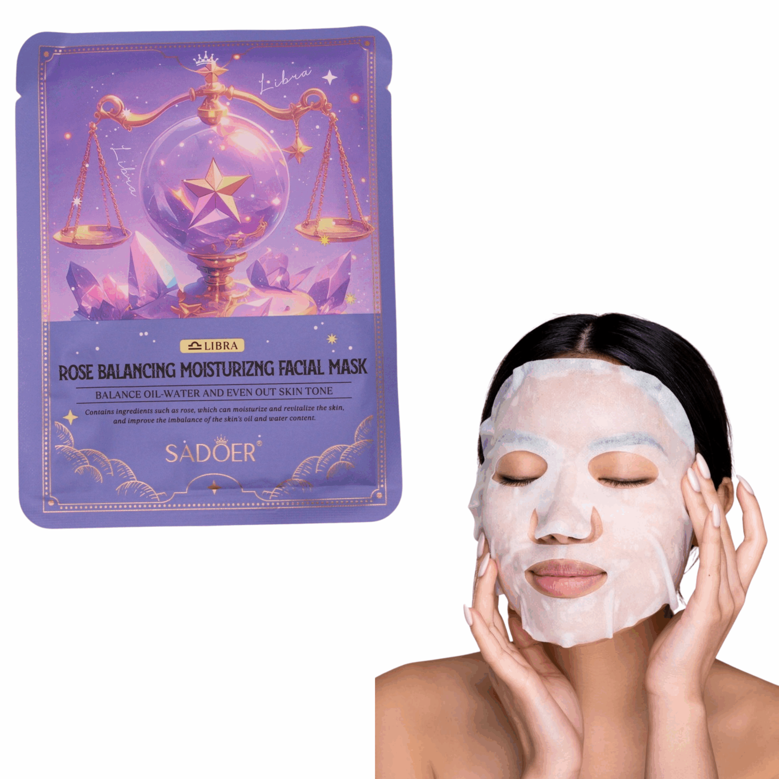 Mascarilla facial (90 piezas) - Imagen 3