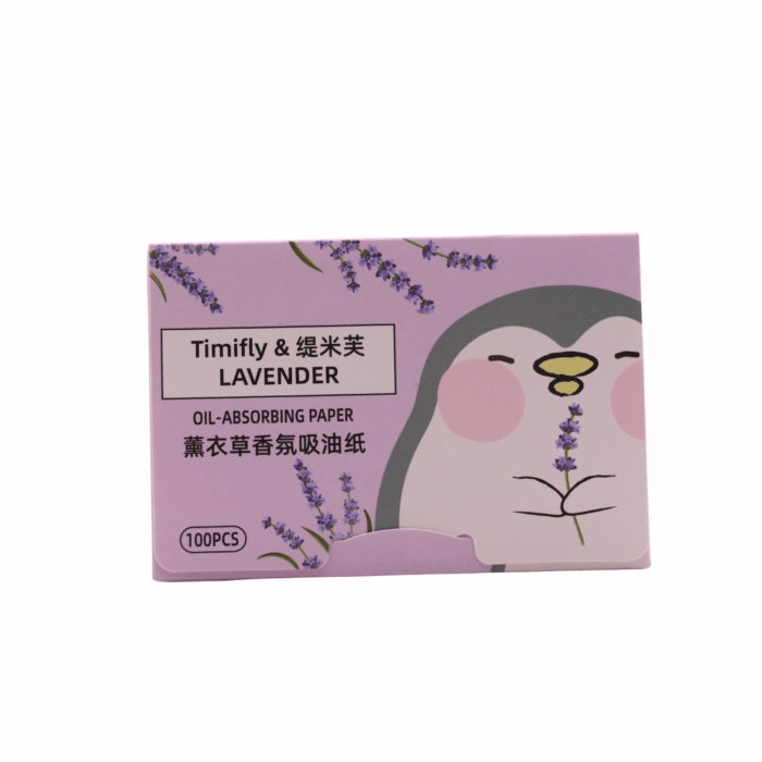 Papel control de grasa de lavanda (20 piezas)