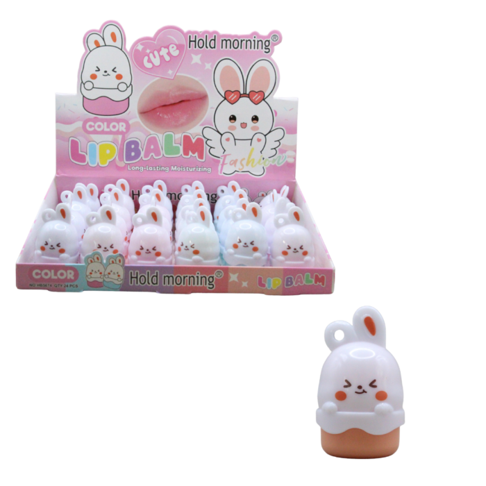 Brillo labial de conejito (Set de 24 piezas)