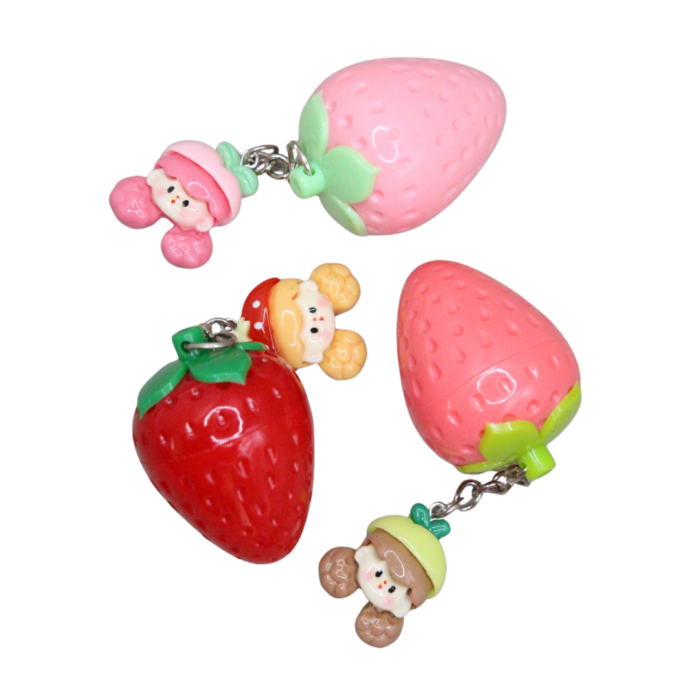 Brillo labial de fresa (Set de 24 piezas)